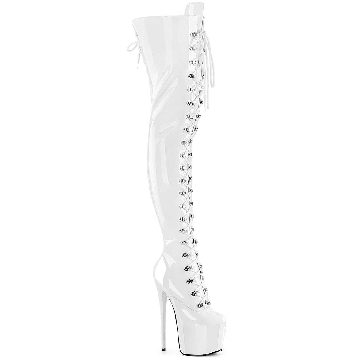 pleaser jubilant-4012 white