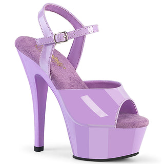 pleaser kiss-209 lavender platform sandals