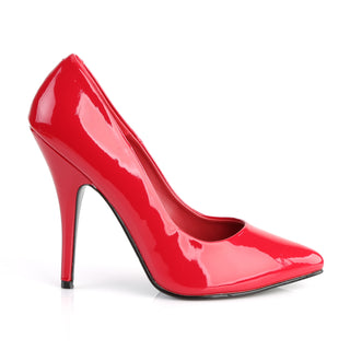 pleaser seduce-420 red heels inner side view