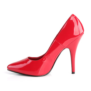 pleaser seduce-420 red outer side view