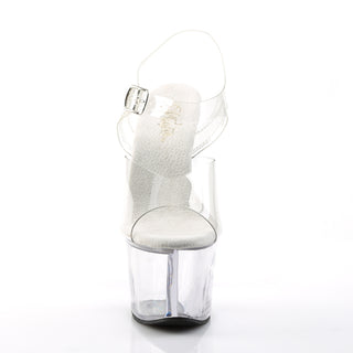 pleaser sky-308 clear front side view