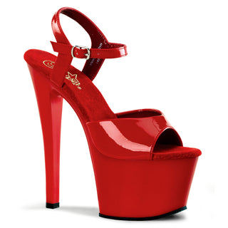 pleaser sky-309 red platform heels