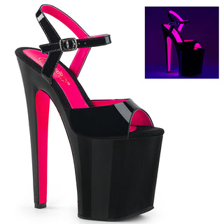 Neon Hot pink sandals Pleaser Xtreme-809tt