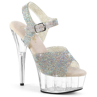 pleaser delight-608n-rs rhinestone sandals
