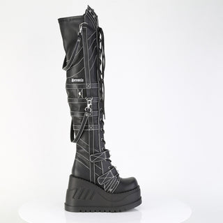 Stomp-310 War Goddess Wedge Boots
