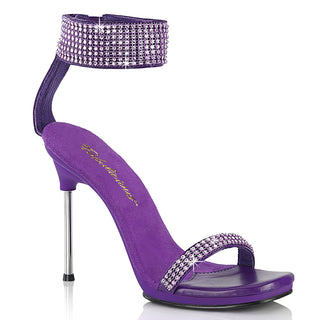 fabulicious chic-40rhinestone purple heels