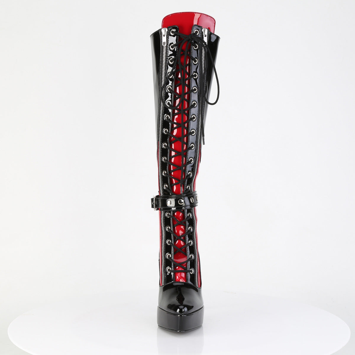 Scarlet Seduction Knee High Boots Indulge-2028