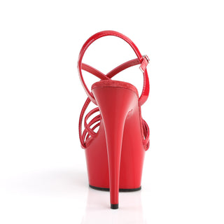 red platform sandals delight-613