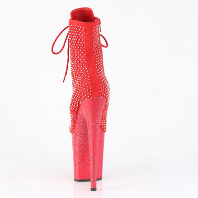 red rhinestone stripper boots flamingo-1020rm