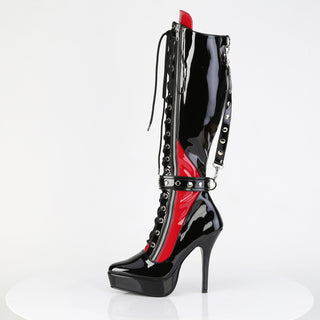 Indulge-2028 Scarlet Seduction Knee High Boots