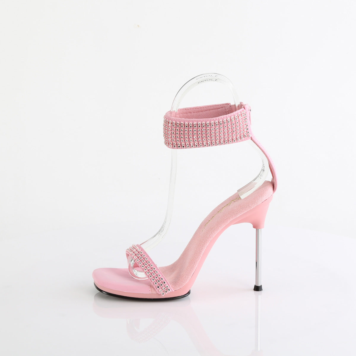 rhinestone pink dress heels