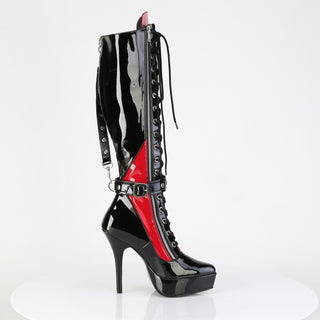 Indulge-2028 Scarlet Seduction Knee High Boots
