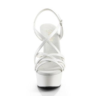 sexy white platform heels delight-613