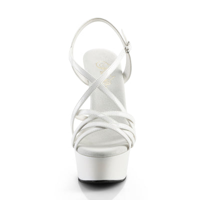 sexy white platform heels delight-613