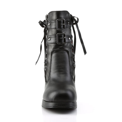 steampunk boots crypto-51 front side view