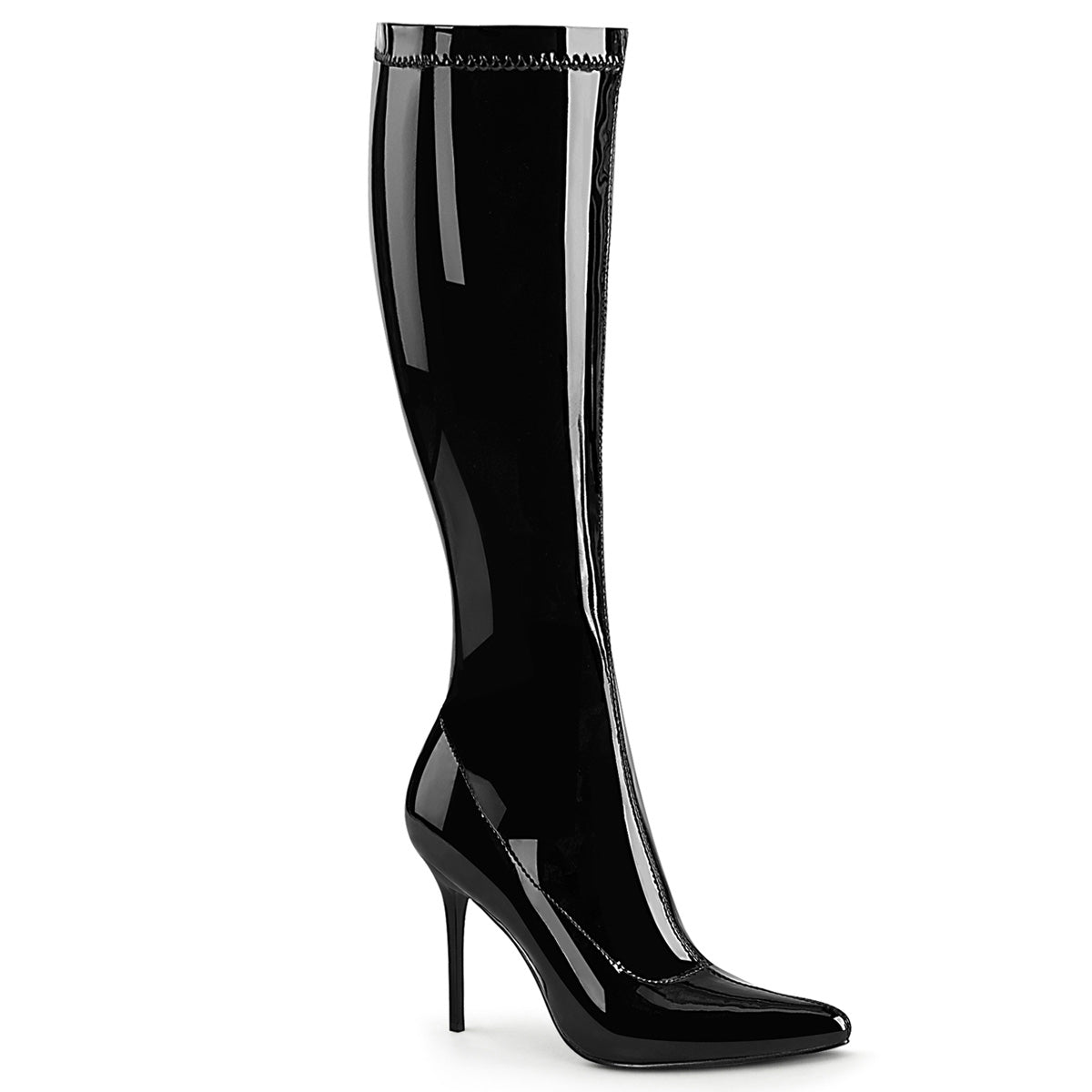 stiletto heel knee high boots