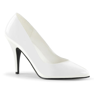 Vanity-420 White Pointed Toe Heels