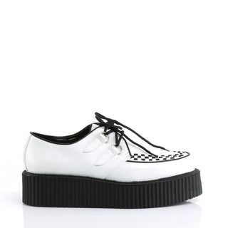white platform creepers demonia v-creeper-502