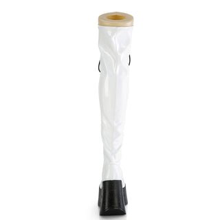 white showgirl platform over the knee boots dynamite-300