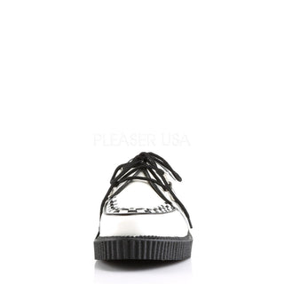 Rockabilly Men's White Creepers ( Unisex )