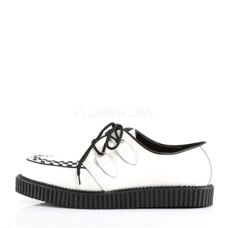 Rockabilly Men's White Creepers ( Unisex )