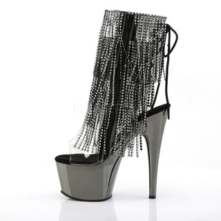 Rhinestone Fringe Sexy Platform Boots