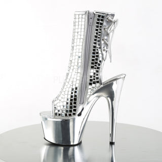 Disco Ball Mirror Platform Boots