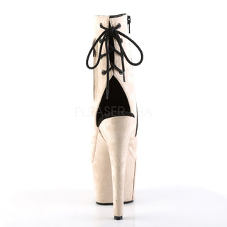 Sexy and Know It Beige Faux Suede Boots