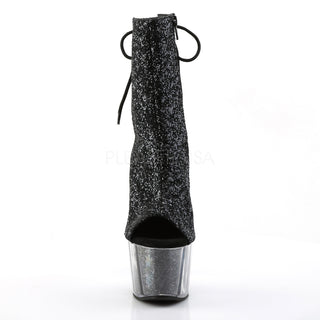 Sexy and Know It Black Glitter Boots