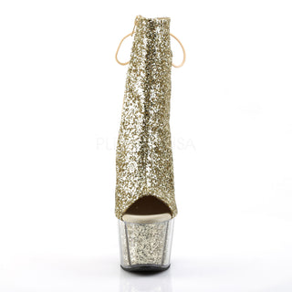Sexy and Know It Gold Glitter Boots