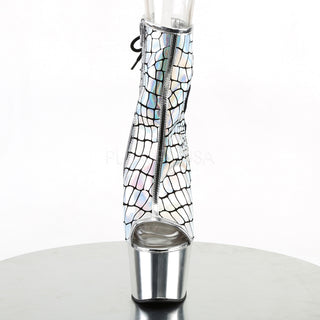 Hologram Snake Skin Boots