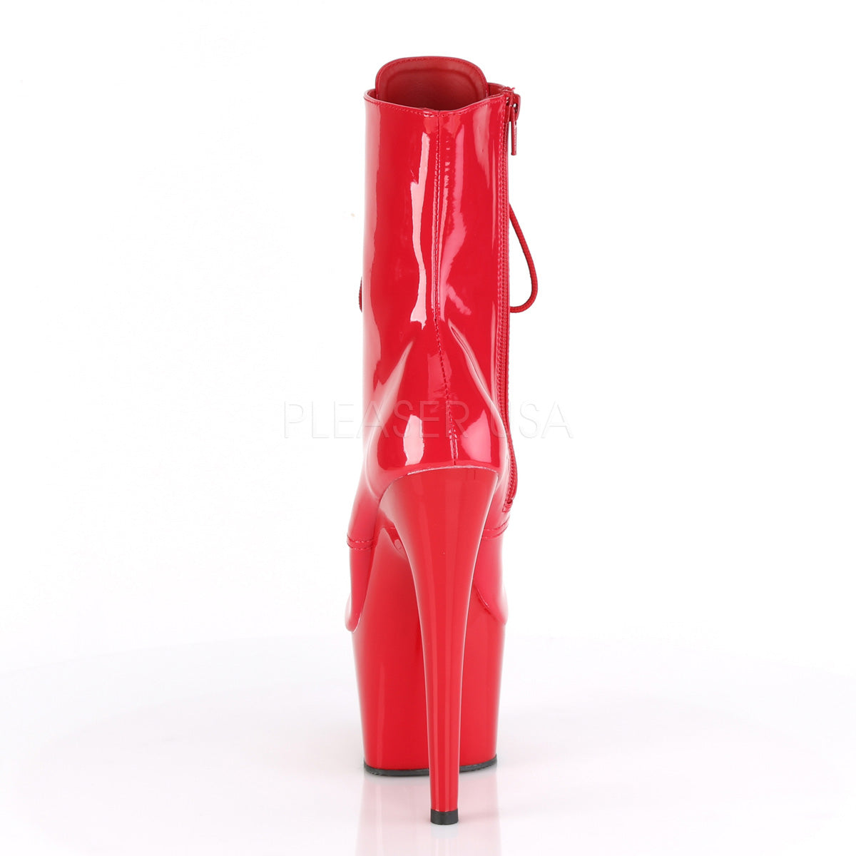 Sexy Devil 7 Inches Red Patent Ankle Boots