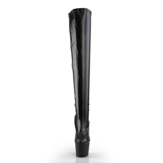 Adore-3000 Black Matte Thigh-High Platform Boots