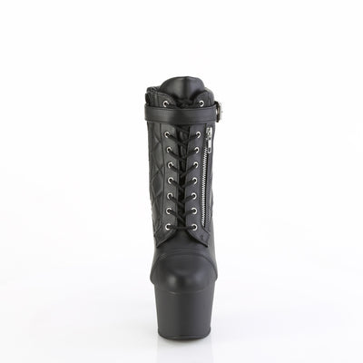 Quilted Pattern Pole Dancing Boots