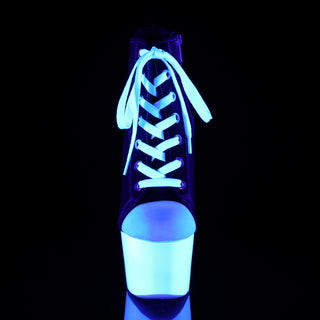 Adore-700SK-02 Black/Neon Platform Sneakers