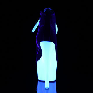 Adore-700SK-02 Black/Neon Platform Sneakers