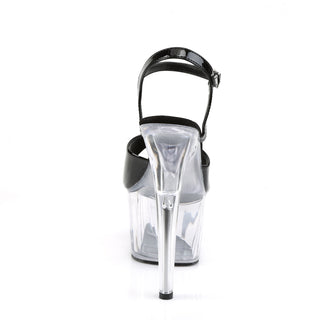 Adore-709 Black Clear Heels
