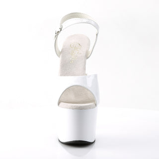 Adore-709 White Platform Sandals