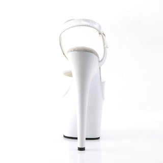Adore-709 White Platform Sandals