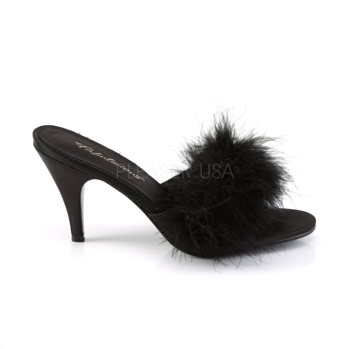 3" Marabou Slipper