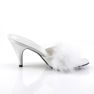 white fury slippers