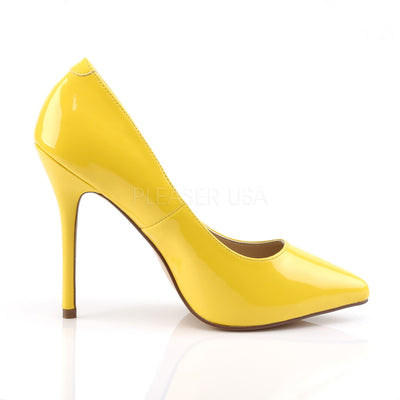 Neon Yellow Classic Stilettos Amuse-20