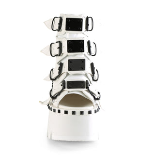 Ashes-70 White Platform Sandals