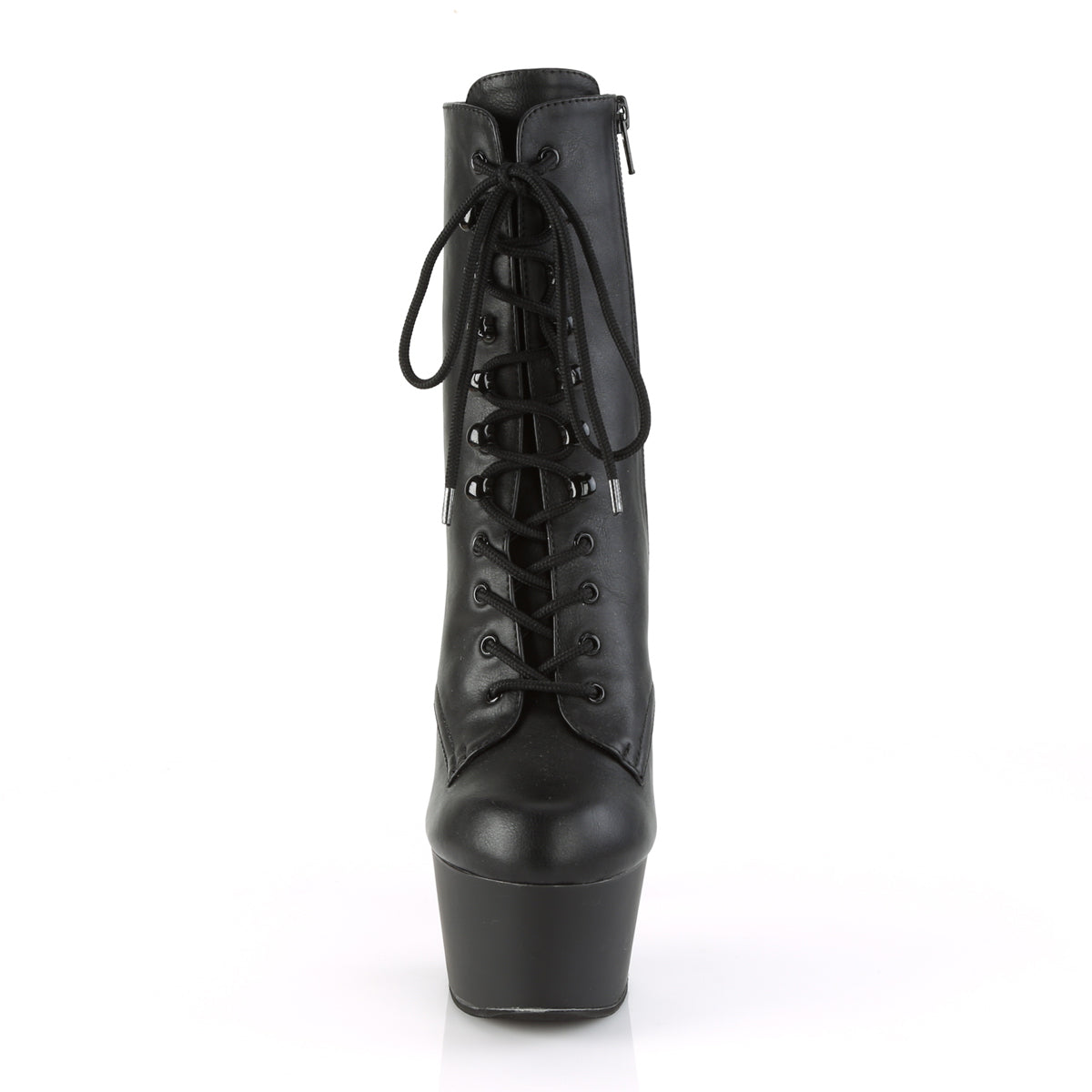 Aspire-1020 Black PU Ankle Boots