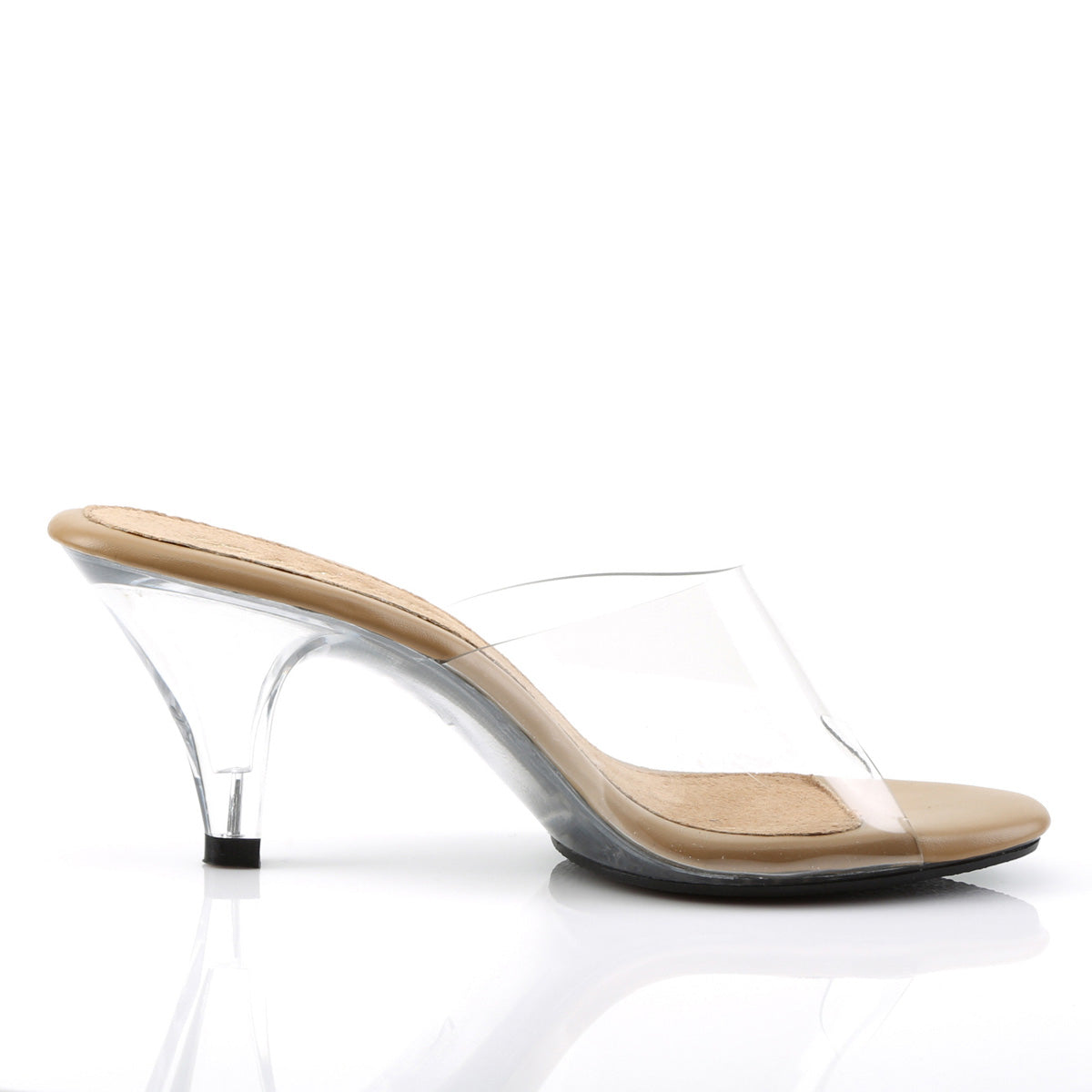 Clear Platform Ankle Strap Sandal 3-colors COCKTAIL-508 – FantasiaWear