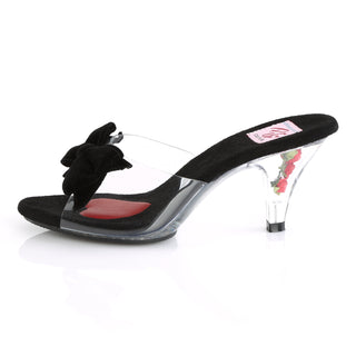 Flower Filled Black Sexy Sandals
