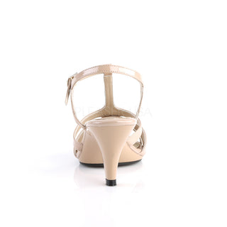 Sexy T-Strap Nude Sandals