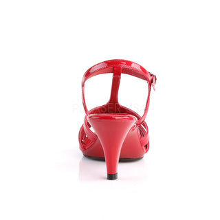 Sexy T-Strap Red Sandals