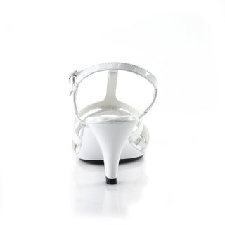 Sexy T-Strap White Sandals
