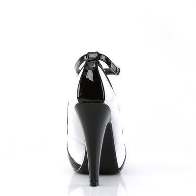 Pin Up Dreams Black and White Heels